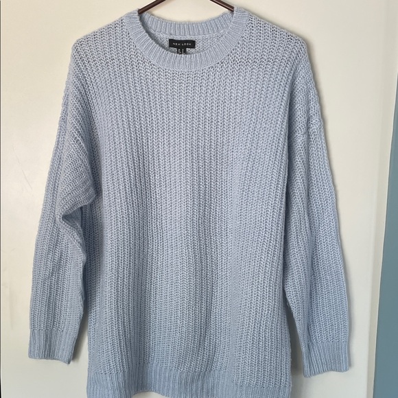 Women’s New Look Long Sleeve Sweater - Baby Blue - Picture 1 of 6